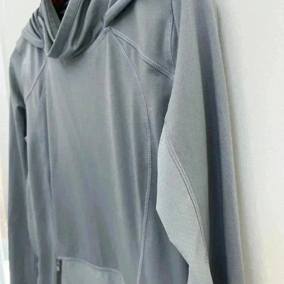 Athleta Plush Tech Hoodie Running Slate Gray Size Small - Picture 2 of 8